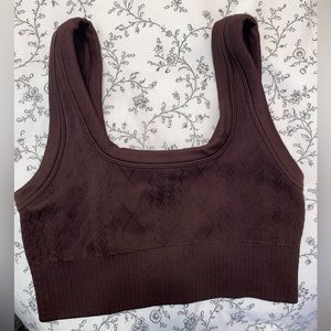 New JoyLab Brown Tank top/sports bra